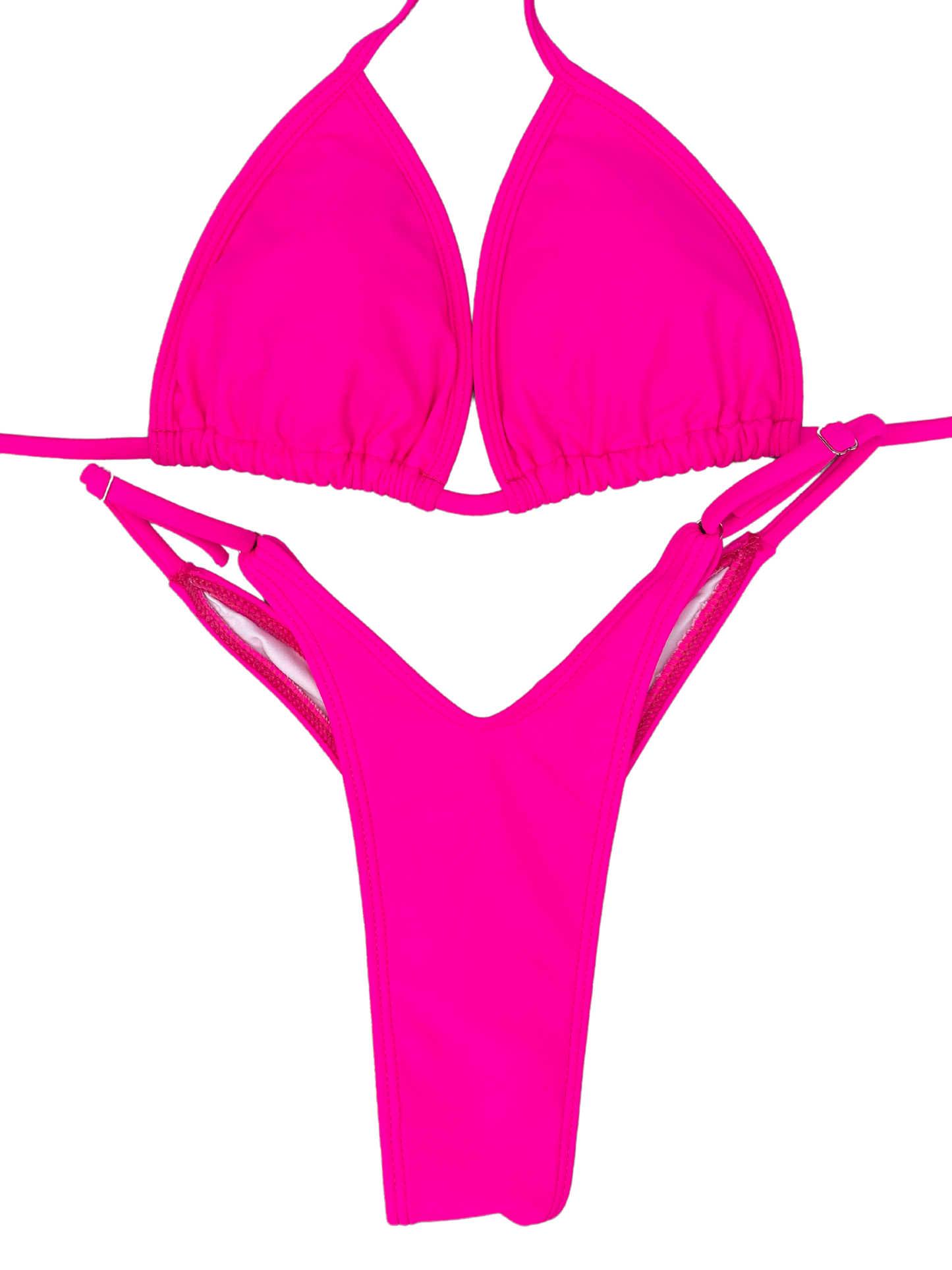 Hot Pink Wellness Posing Bikini