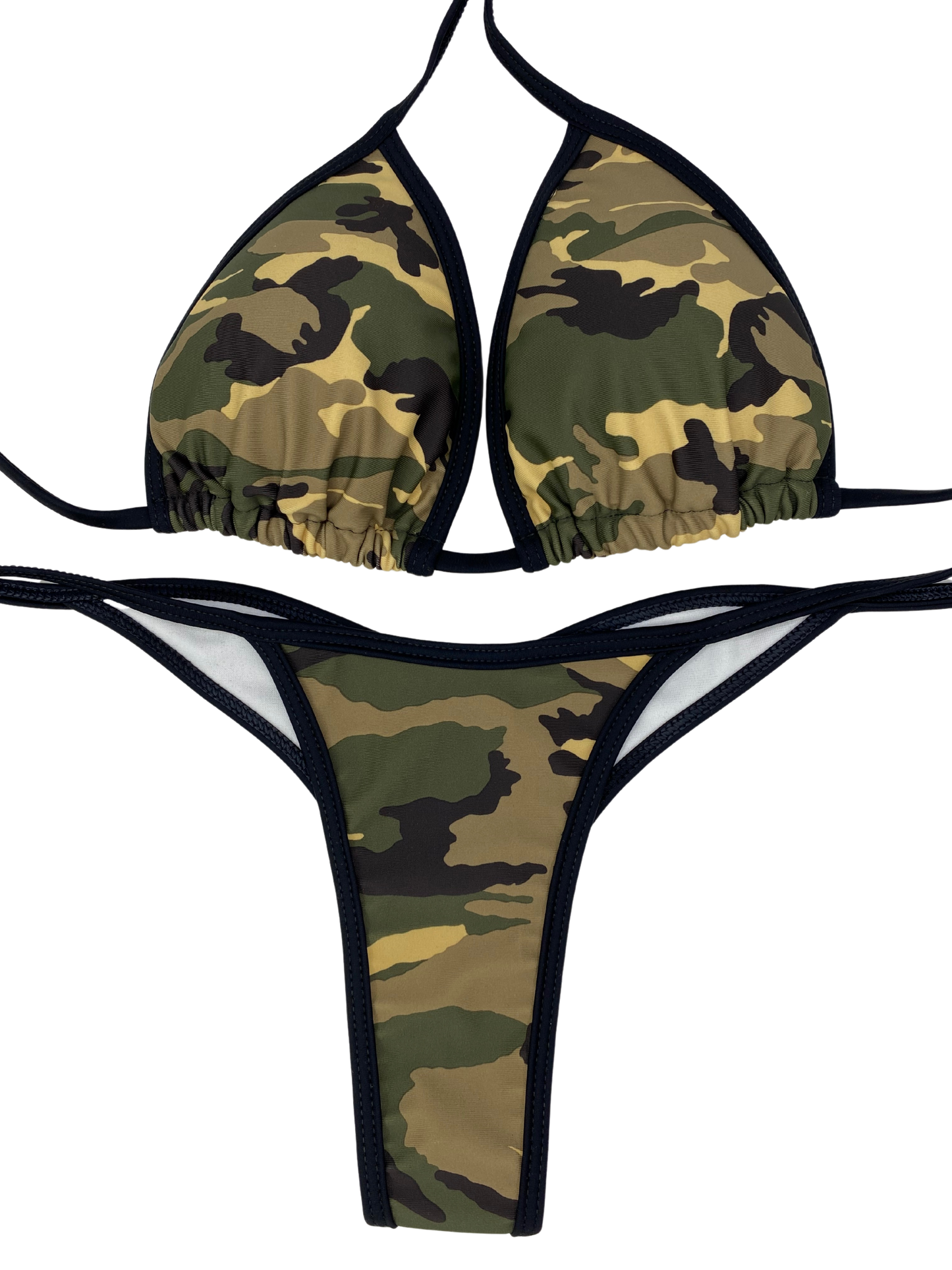 Camo Posing Bikini