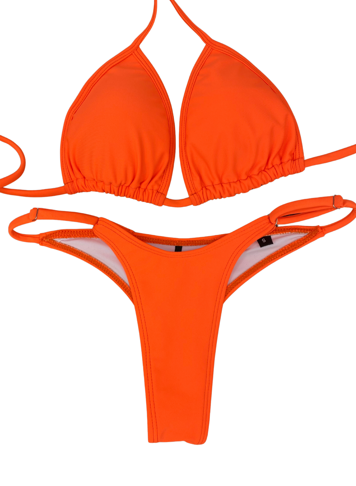 Neon Orange Posing Bikini