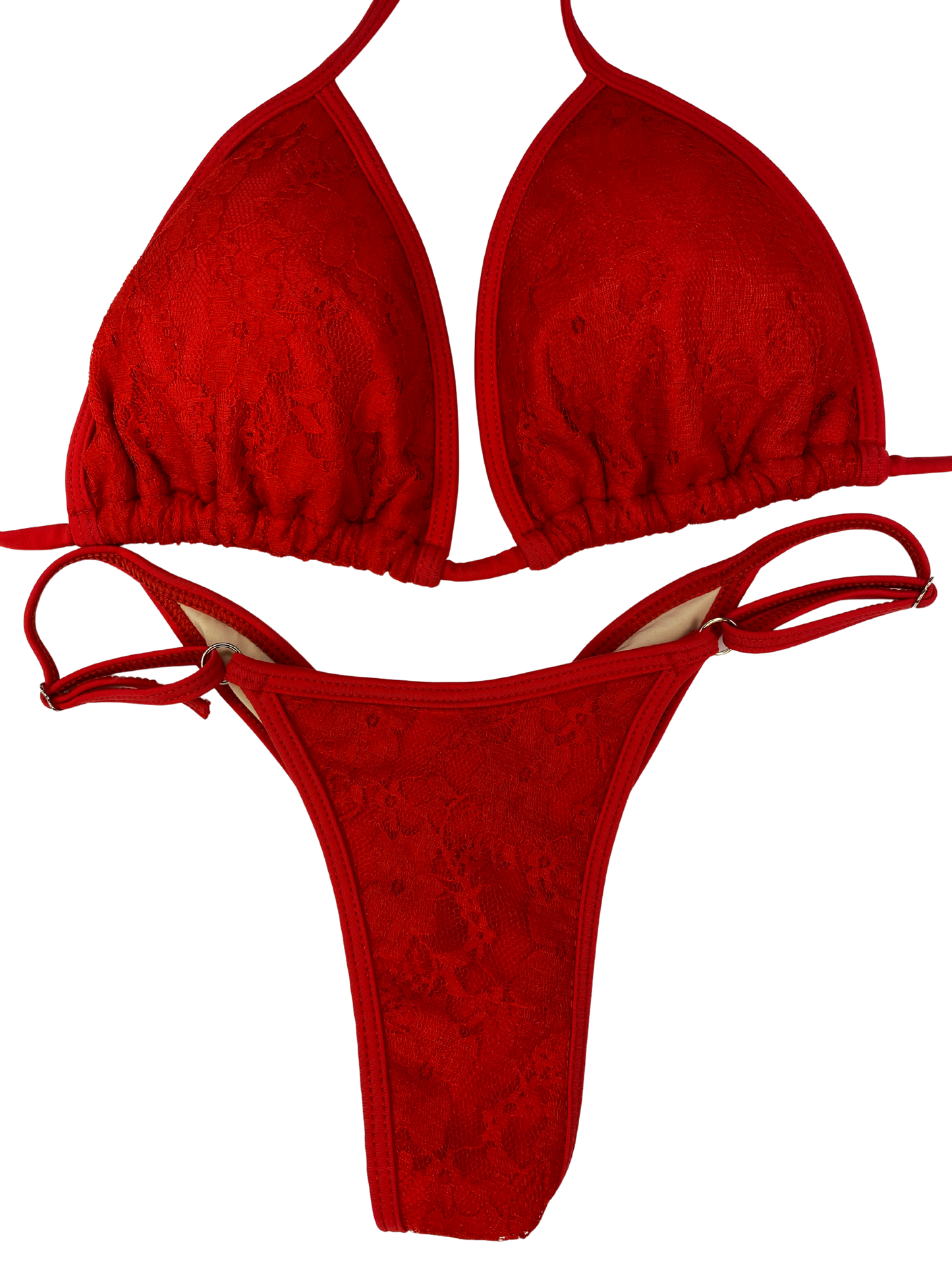 Red Lace Bikini