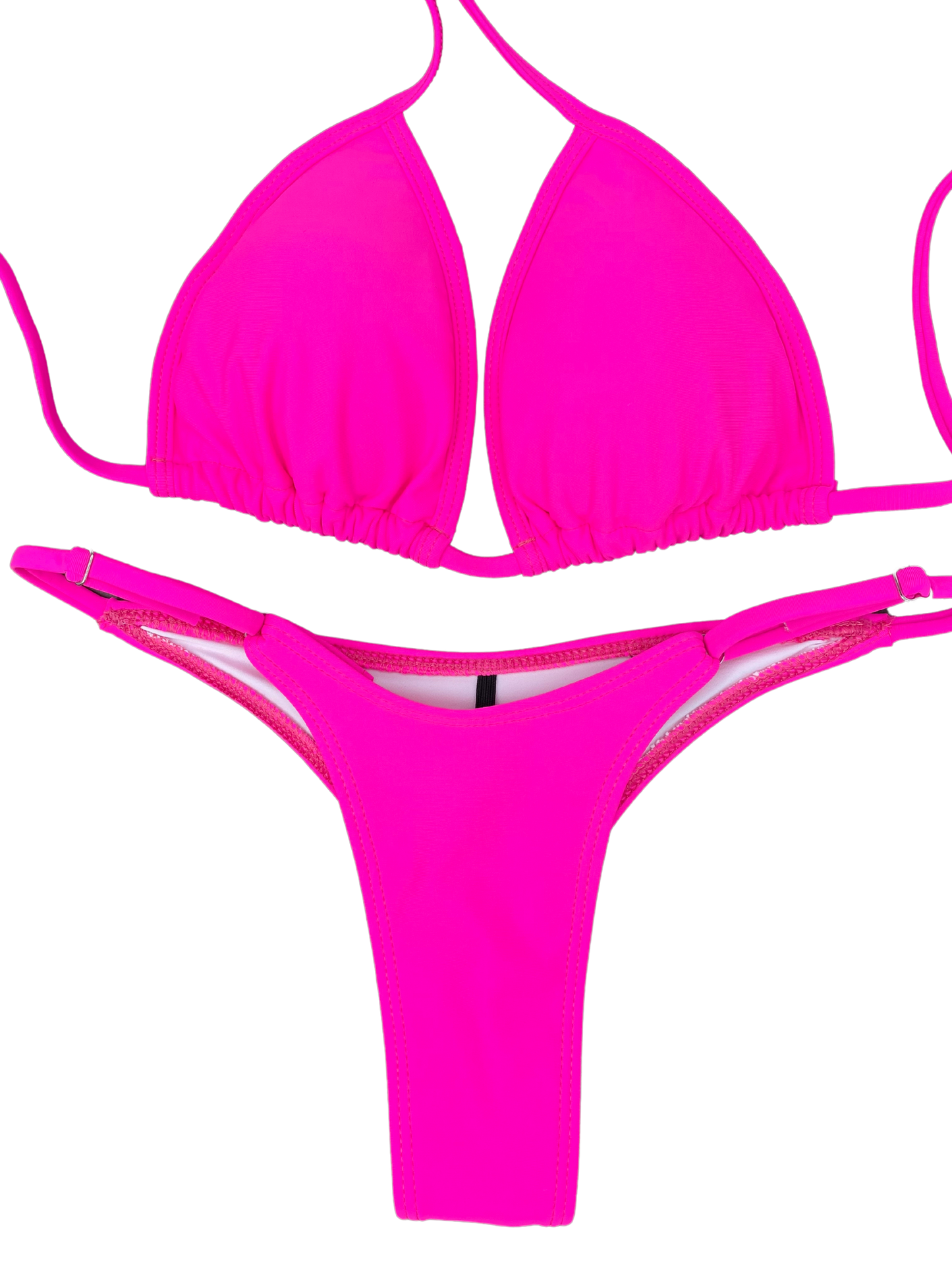 Neon Pink Posing Bikini