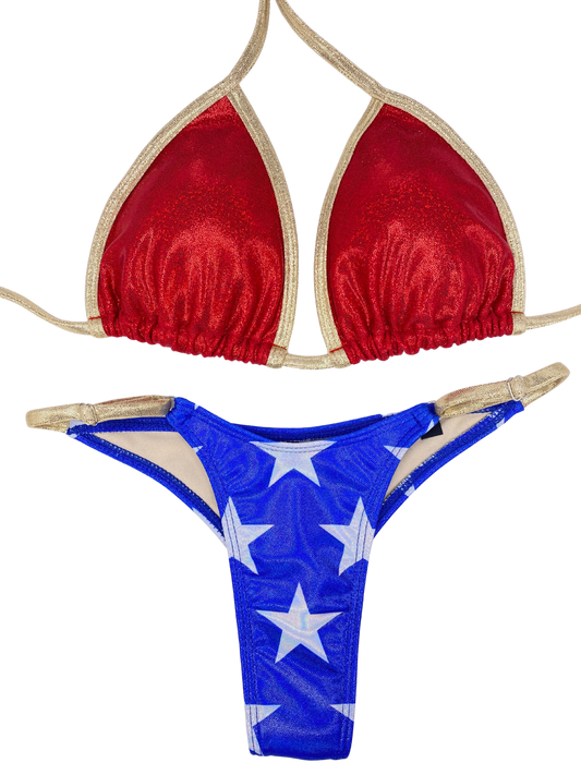 Wonder Woman Posing Bikini
