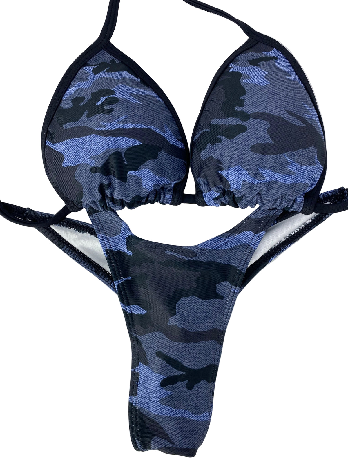 Combat Blue Posing Bikini
