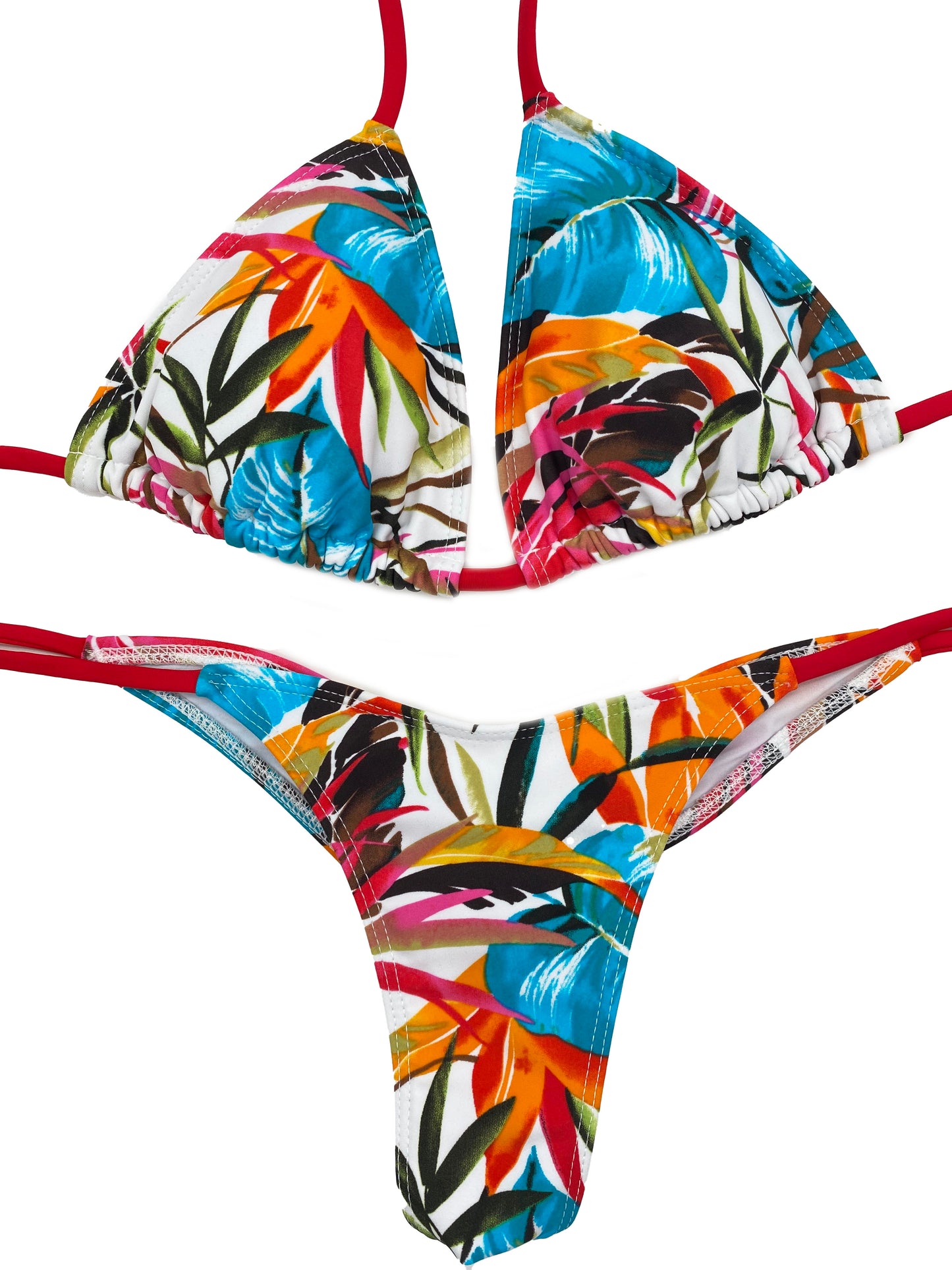 Tropical Triangle Bikini Top