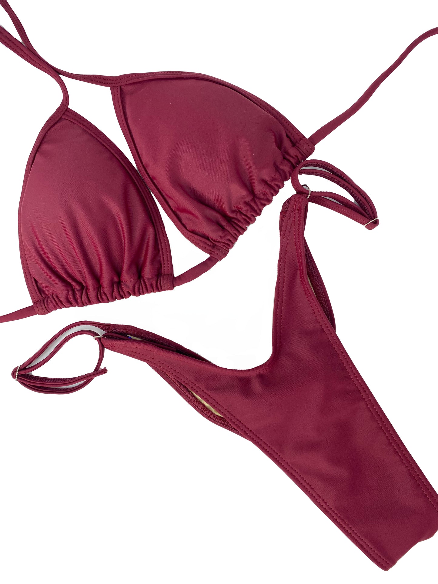 Maroon Wellness Bikini