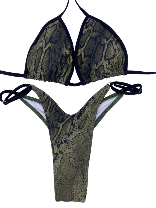 Green Snake Wellness Posing Bikini
