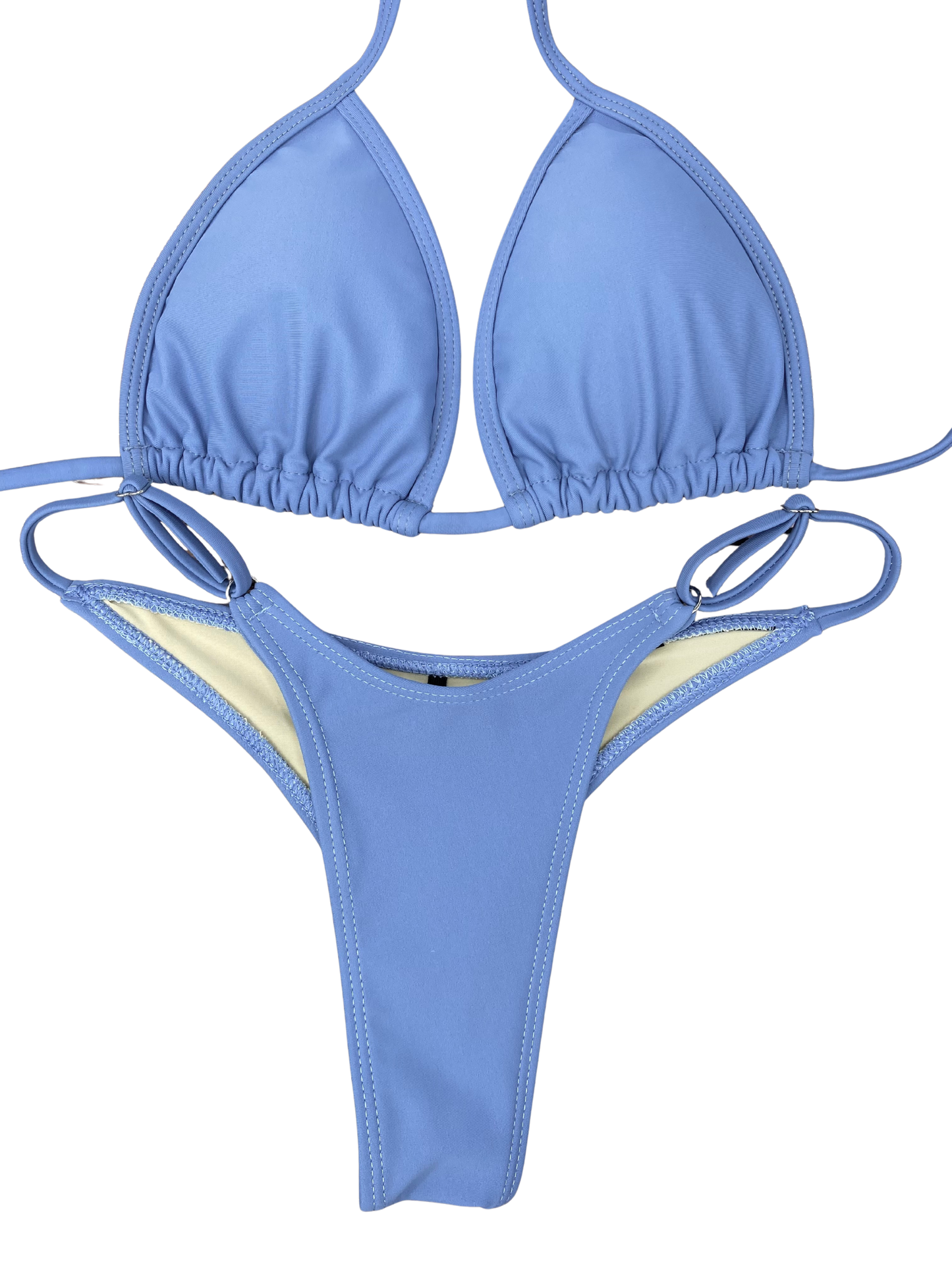 Smokey Blue Posing Bikini
