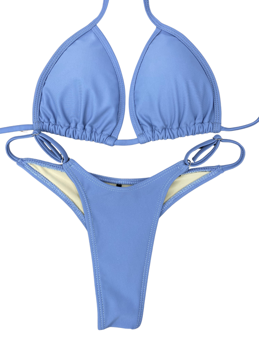 Smokey Blue Posing Bikini